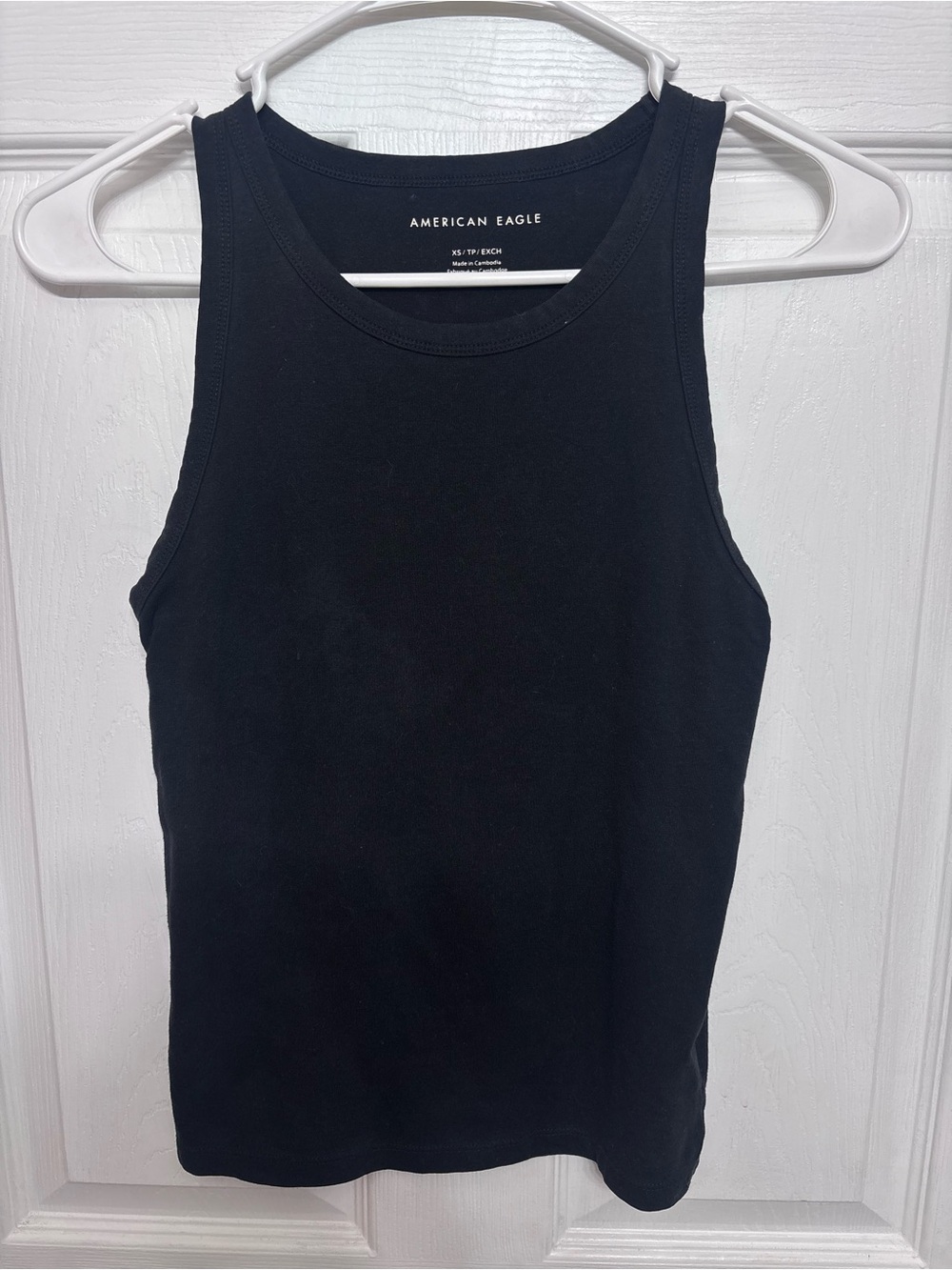 American Eagle Women's Black Tank Top